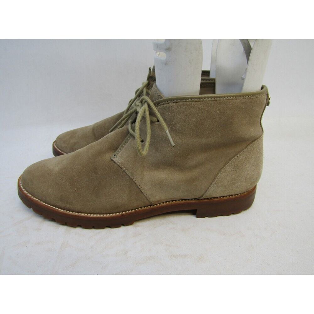 Tory Burch Womens Size 9.5 M Brown Suede Lace Up Ankle Fashion Boots Bootie